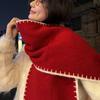 Xiaoxiangfeng Super Soft Wool Blend Scarf with Heavy Lockstitch Craftsmanship A Versatile Couple's Scarf