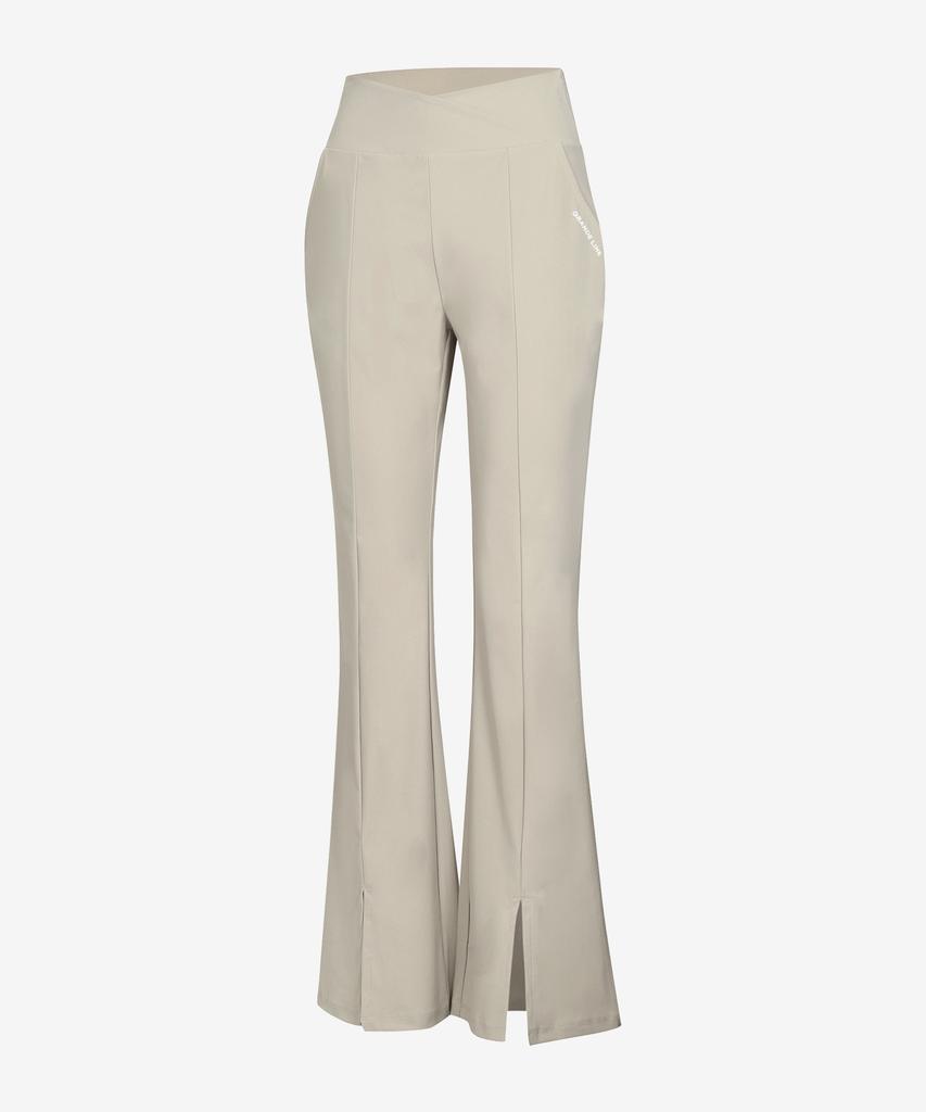 GRANDE LINE El-Stretch Cross Slit Bootcut Pants_4 Colors