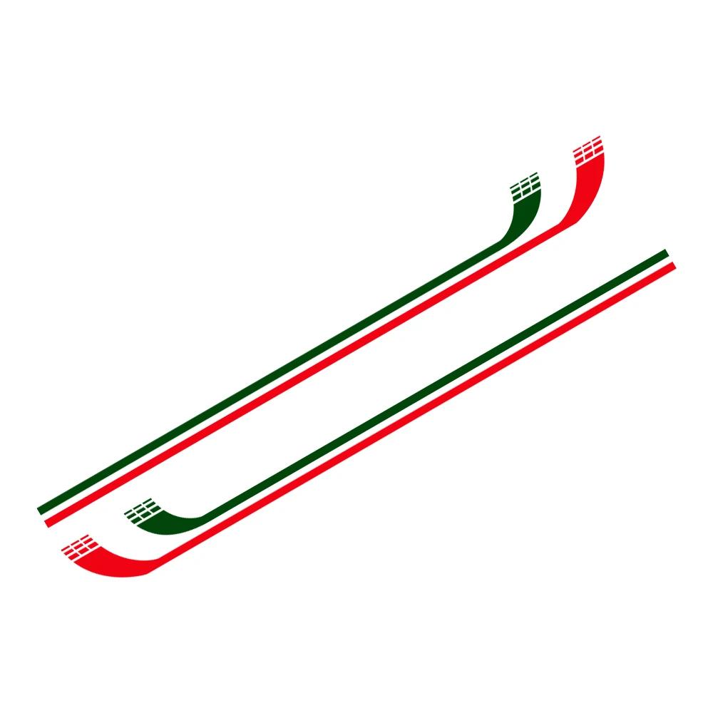 2PCS Car Door Side Vinyl Film Stickers For Alfa Romeo Giulietta Sport Long Stripe Styling PVC Decals Tuning Auto SUV Accessories zw0