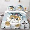 Mofusand Аниме Акула Кровать Постельные Комплекты Одеяло Пододеяльник Наволочка 2-3 Предмета Комнатный Декор Подарки