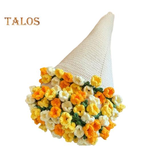 31,5-дюймовое вязаное крючком одеяло с цветами, ручная работа, одеяло с букетом роз, вязаное одеяло с цветами, подарок на День матери, домашний декор