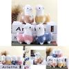 Adorable Plush Alpaca Keychain Charming Small Stuffed Toy For Bags And Gifts