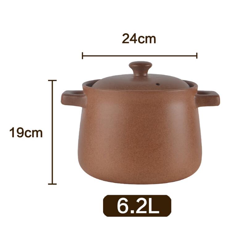 Wu Tuo 10.5L Healthy Clay Pot Casserole for Gas Stoves
