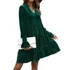 Women's Autumn Long Sleeve Solid Color Dress