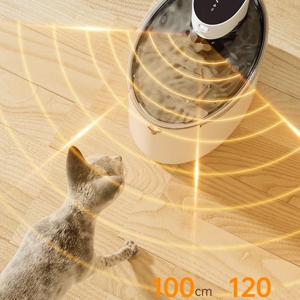 Перезаряжаемая автоматическая питьевая фонтанка для домашних животных большой емкости с фильтрующим элементом для кошек