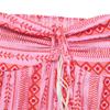 Women's Fashion Summer Spring Geometric Print Sleeveless Hanging Neck High Waist Casual Dresses