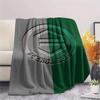 Football Club Groningen Print Flannel Blanket, High quality Comfortable for All Seasons, Home Decor, Warmth and Comfort, Perfect for Christmas Gifts