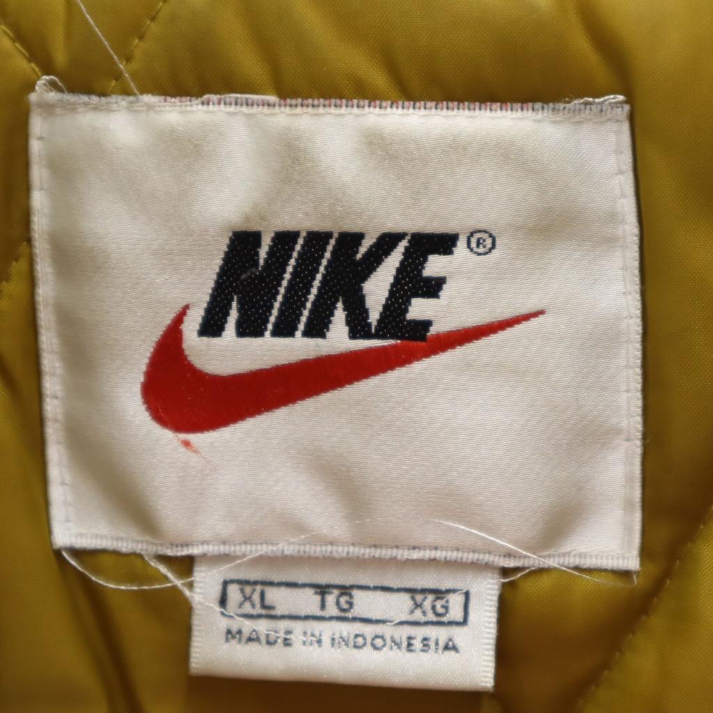 Nike 90-е 00-е Старая белая бирка Куртка для бейсбола XL Темно-синяя Мужская Б/У