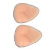 1 Pair Silicone Bra Inserts Extra Thick Waterproof Reusable Self Adhesive Triangular Shape Push Up Pads Flesh Color