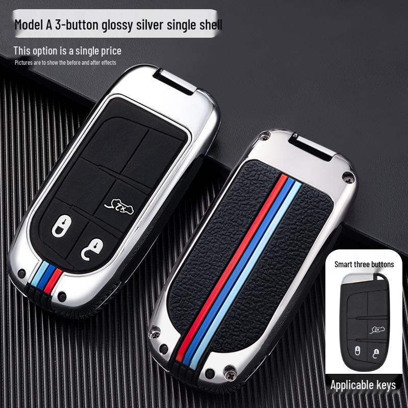 Чехол для ключа GAC Fiat Viaggio/Ottimo с металлической оболочкой и защитной пряжкой