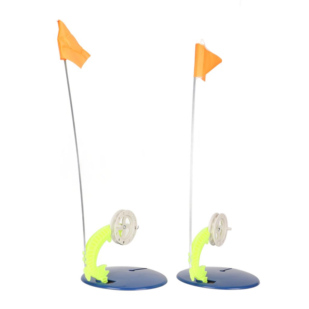 6 Комплектов Флажков для Зимней Рыбалки, Комплект Флажков для Зимней Рыбалки «Свободные руки», Эффективный Индикатор Флажка для Зимней Удочки, Портативный Флажок для Рыбалки