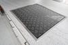 Glass protective plate for stove 70x52 Gray