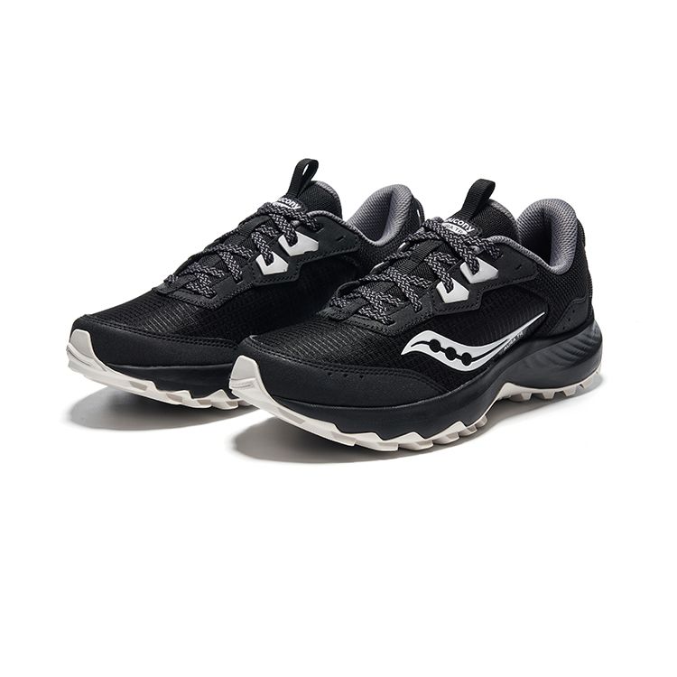 SAUCONY Женские кроссовки для трейлраннинга Aura TR, низкие, цвет Black Fog, S10862-05
