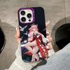 Игровой чехол GI Miko Фиолетовый полупрозрачный для мобильного телефона iPhone 17 16 15 14 13 12 11 X XR XS 8 7 Air Pro Max Plus Цветная крышка