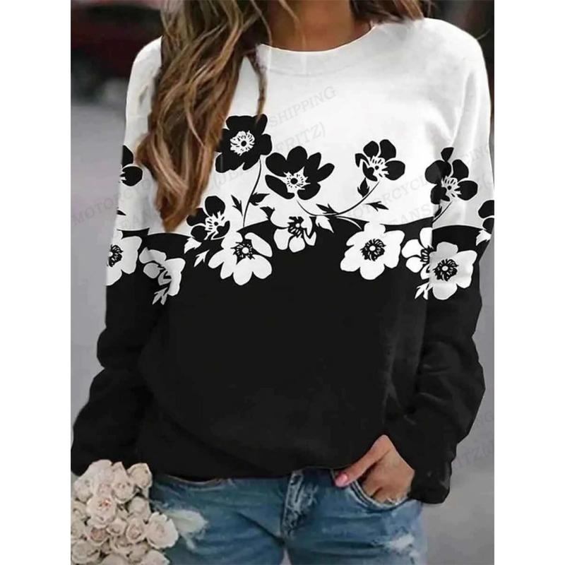 Цветочная толстовка с капюшоном для женщин Модные кавайные толстовки с капюшоном для женщин Толстовки с капюшоном с растительным и цветочным принтом Весенние пальто с капюшоном для девочек Топы Y2k