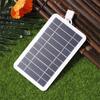 2W Solar Panel With Usb Waterproof Outdoor Hiking And Camping Portable Battery Mobile Phone Charging Bank Charging Panel 5V