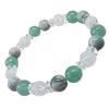Great Value Healing Green Bouquet Style Natural Stone Bracelet Rose Aventurine Power Stone Healing Love Happiness Bouquet Purification Organdy Pouch