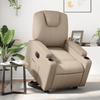VidaXL Electric Recliner, Relaxation Chair with Adjustable Backrest and Footrest, Living Room Seat, Modern, 3204450