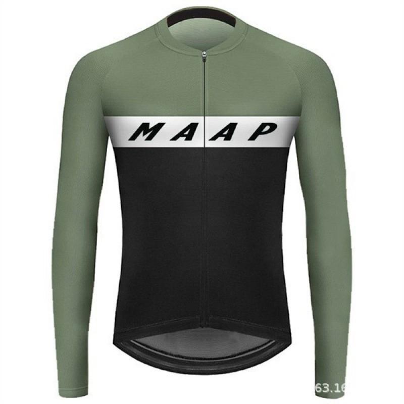 MAAP Профессиональная одежда для велоспорта Мужская Женская Спортивная одежда с длинным рукавом Оборудование для шоссейного и горного велосипеда Облегающий крой