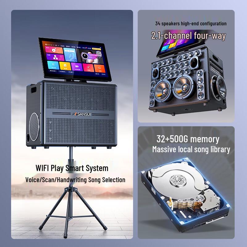 E86 Portable Karaoke Speaker System