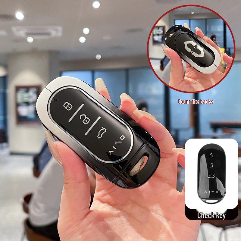 Чехол для ключей AITO M9: Металлическая пряжка для электросамоката AITO Huawei M9 с увеличенным запасом хода