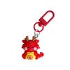 Dancing Lion Lion Dance Pendant Creative Chinese Style Keyring Zodiac Dragon Keychain  Unisex