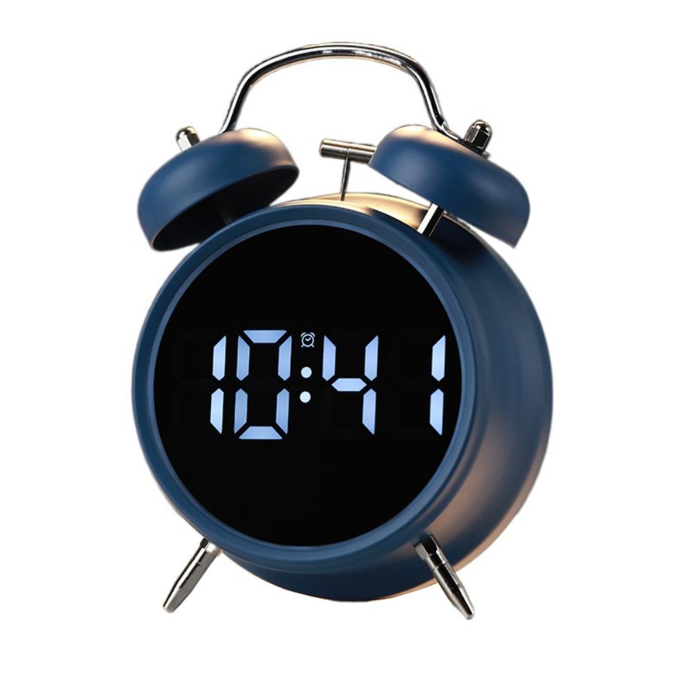 Extra Large Sound LED Electronic Clock Multifunctional Simple Number Display Smart Alarm Clock Non-Ticking Night Light