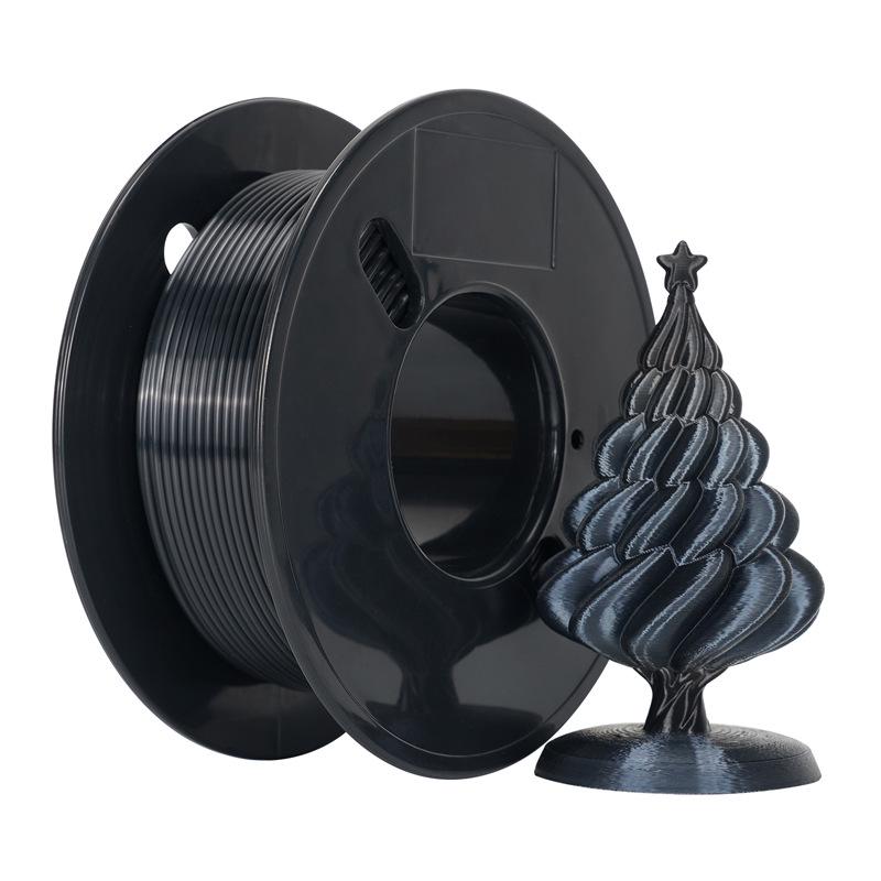Шелковый разноцветный PLA филамент для 3D-печати, 200 г/250 г, для всех FDM принтеров.