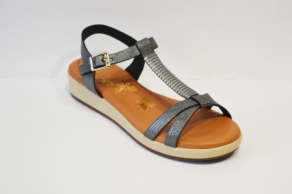 Presso Sandals 3760 36 Silver Leather