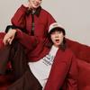 Skechers 26SS CNY Минималистичная Удобная Эстетичная Однотонная Модная Универсальная Классический Дизайн Хлопковая Куртка Унисекс Куртка Бледно-Красная L126U001-03LC