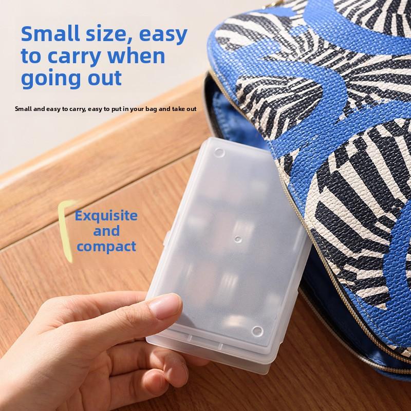 1pcs Multifunctional Coin Storage Box With Blue Or Gray Inner Case For Collectible Coin Organization Home Office Accessory