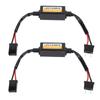 2PCS H7 LED Headlight Decoder Water Resistant Plug and Play Anti Flicker Canbus Error Decoder