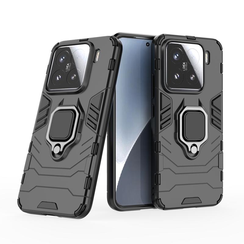 Armor Shockproof Coque For Xiaomi 15 Pro / Xiaomi 15 5G Magnetic Ring Stand Holder Cover For Mi15 15Pro Phone Case