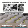 Airbed Car Seat Mattress Air Inflation Sofa Multifunction with Bag Repair Outfit 2 Pillows for Sleep Rest