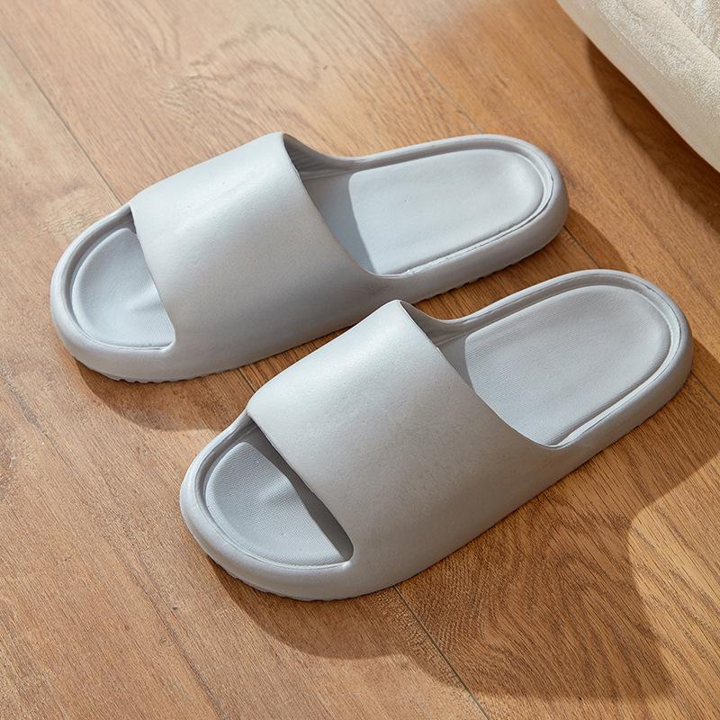 Summer Slippers: Indoor Thick-Soled, Silent Shower Sandals for Men & Women