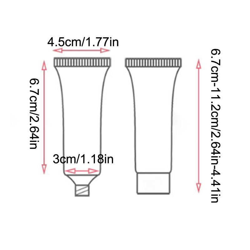 Белый 30 г косметический мягкий тюбик лосьон для рук крем шампунь жидкий контейнер тюбик пустой флакон портативный дорожный флакон для шампуня