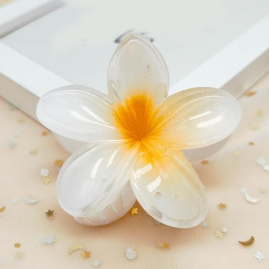 Женские летние коготки для волос яркого цвета в форме цветка, заколка для волос, маленькая заколка в виде акулы, зажим для волос на спине, душ, коготь для волос, аксессуары для волос