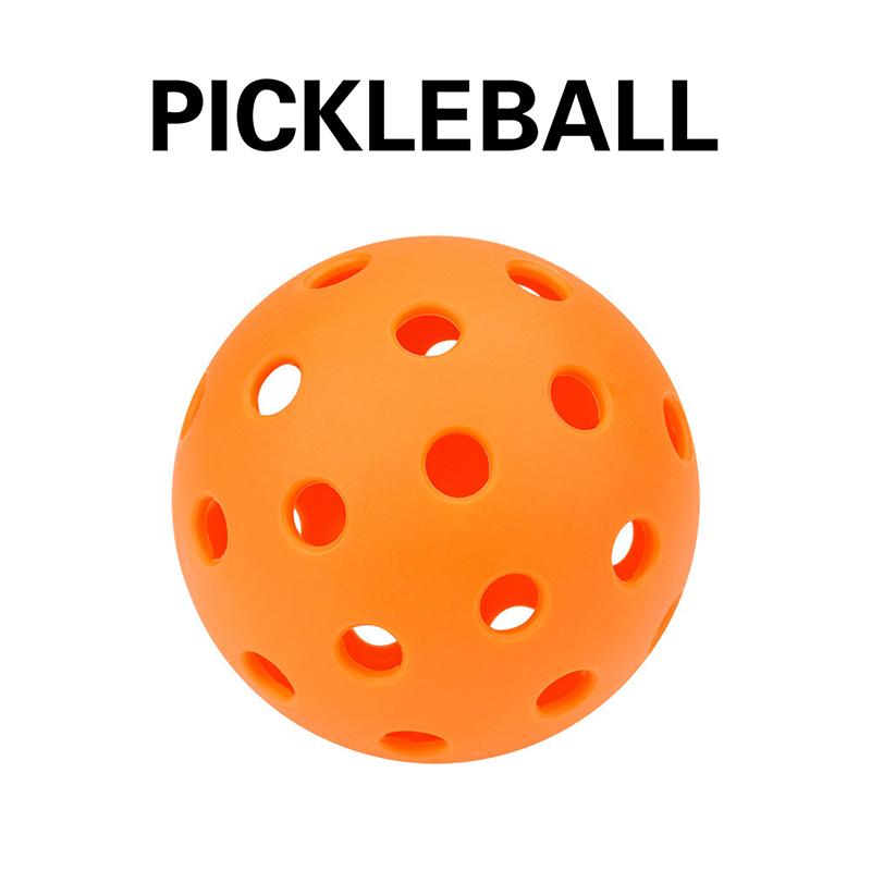 Pickleball Injection Molded Resilient 40-Hole Ball - Tpe Elasticity Ball Outdoor Sports Playing Experience