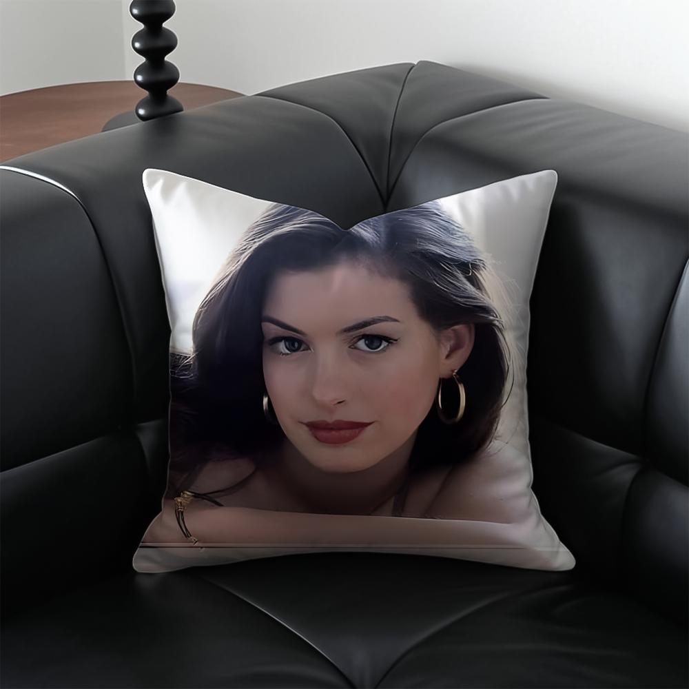 JJulia Roberts Cushion Cover Pillow Case Antidustmite Invisible zipper silky plush cushion