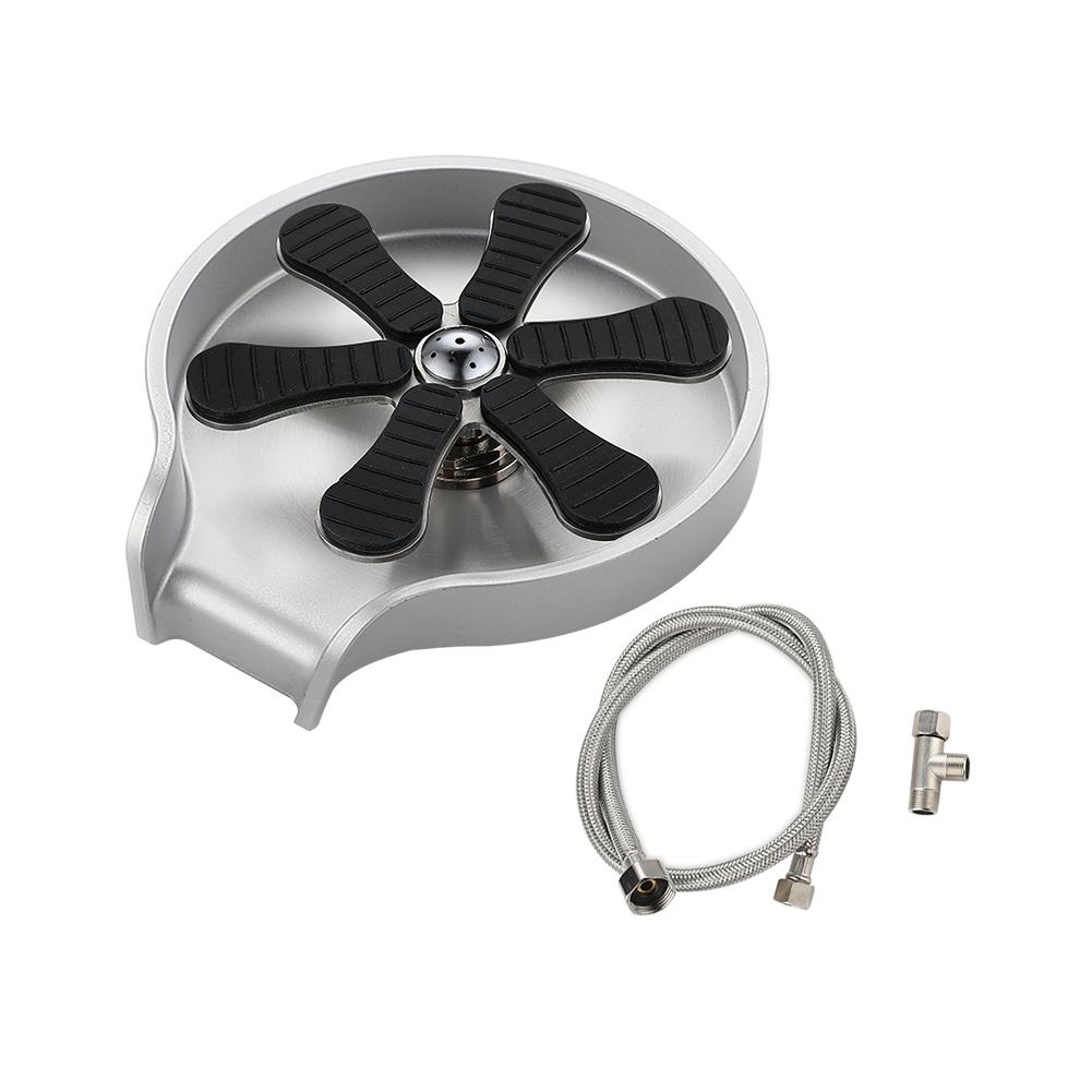 Машина для мытья чашек из нержавеющей стали, ополаскиватель для стеклянных чашек, автоматическая мойка стаканов под высоким давлением, кухонная мойка, очиститель для чашек для пива, молока, чая