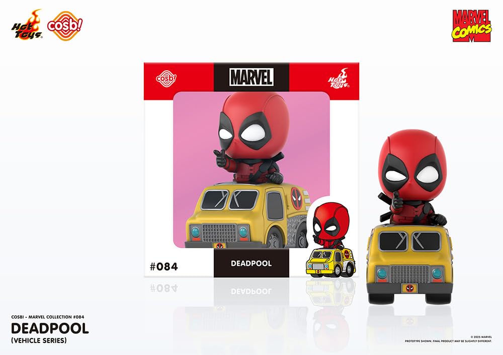 Косби Коллекция Марвел Комикс Фигурка Дэдпула (Серия автомобилей) #084 Немасштабный