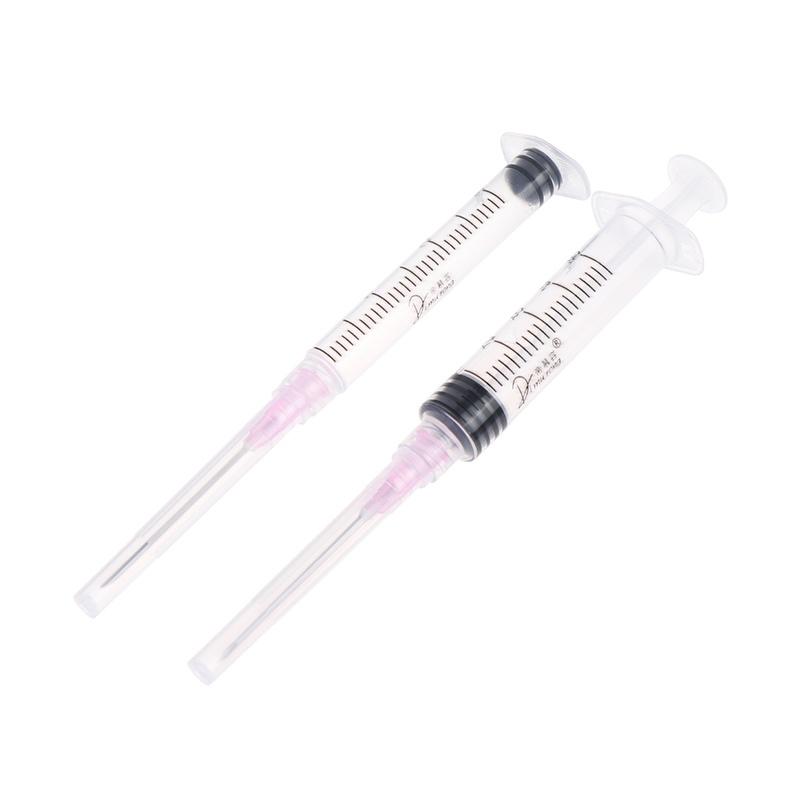 10Pcs No Push Rod Syringe Needle Tubes Threaded Design Replacement for Hydrolifting Injector Spa Skincare Operation