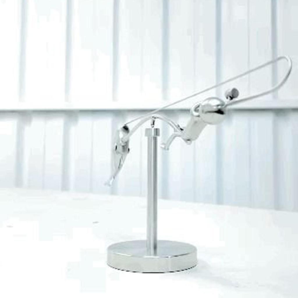 The Fisherman Balancing Sculpture Fishing Sculpture Balance Art For Your Space Home Office Desk Decoration Balancing