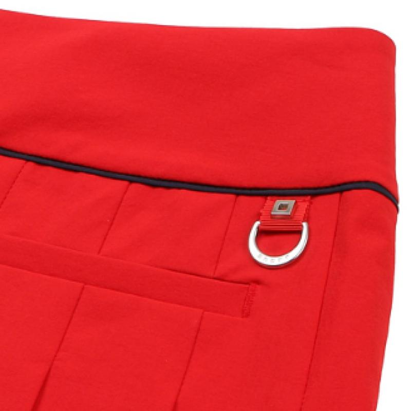 ONOFF Женские плиссированные кюлоты S с внутренними шортами 4012la Красный