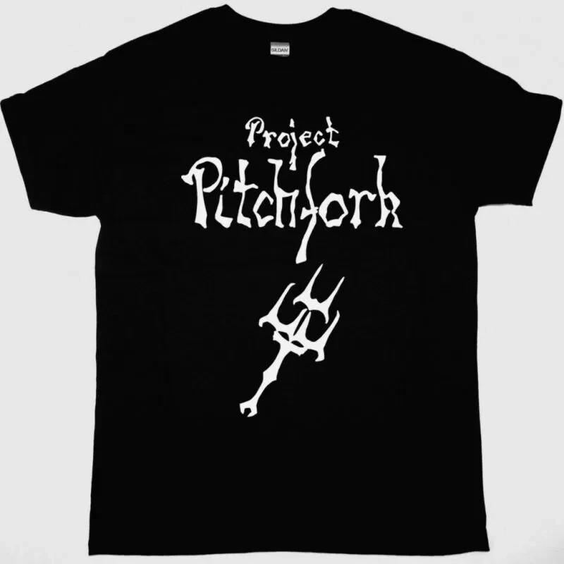 Новая черная футболка с логотипом Project Pitchfork, унисекс футболка - Унисекс футболка по лучшей цене