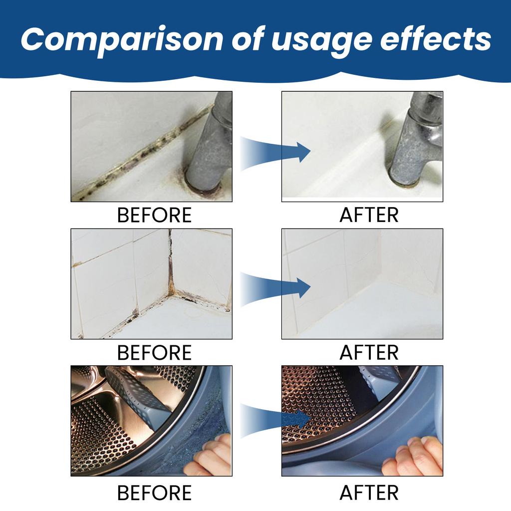 Mold Removal Gel, Household Mold Removal Gel, Kitchen Refrigerator Washing Machine Rubber Ring Mold Removal Mold Cleaner 100ml