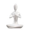Creative Yoga Statue Eco-friendly Ceramic Smooth Surface