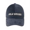 UCLA Unisex Corduroy Logo Embroidered Ball Cap [GREY] (UBRAC92_35)