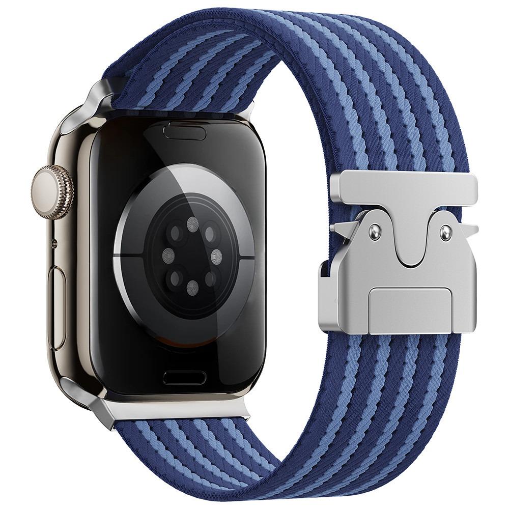 Эластичный ремешок URVOI для Apple Watch Ultra 2 1 Серии 10 9 8 7 6 5 4 SE Плетеный нейлоновый ремешок для iWatch браслет с парашютной пряжкой