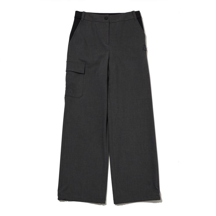 Makeuaenlona W T-Line Pocket Point Woven Wide Pants Ls1Xt75F